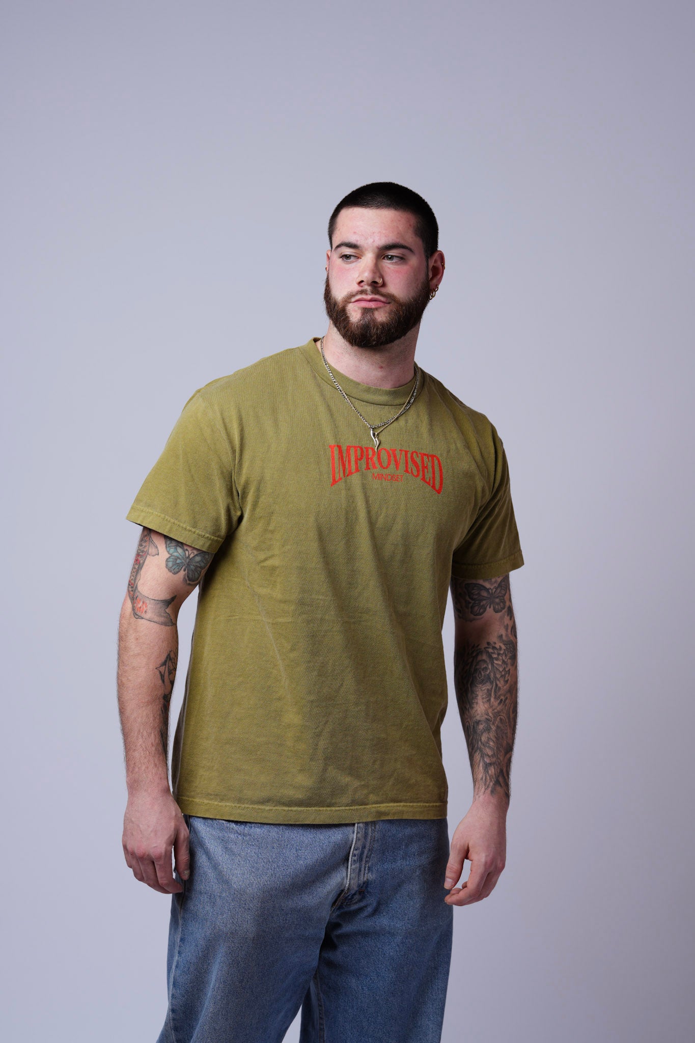 Green spring short sleeve