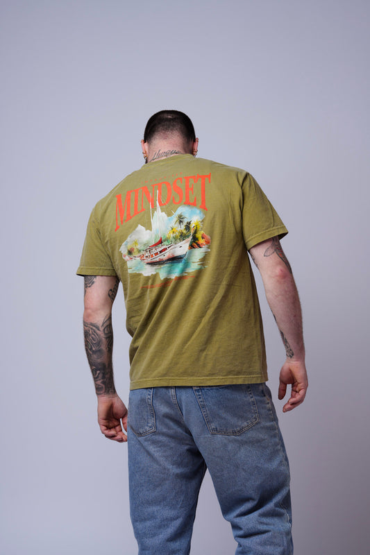 Green spring short sleeve