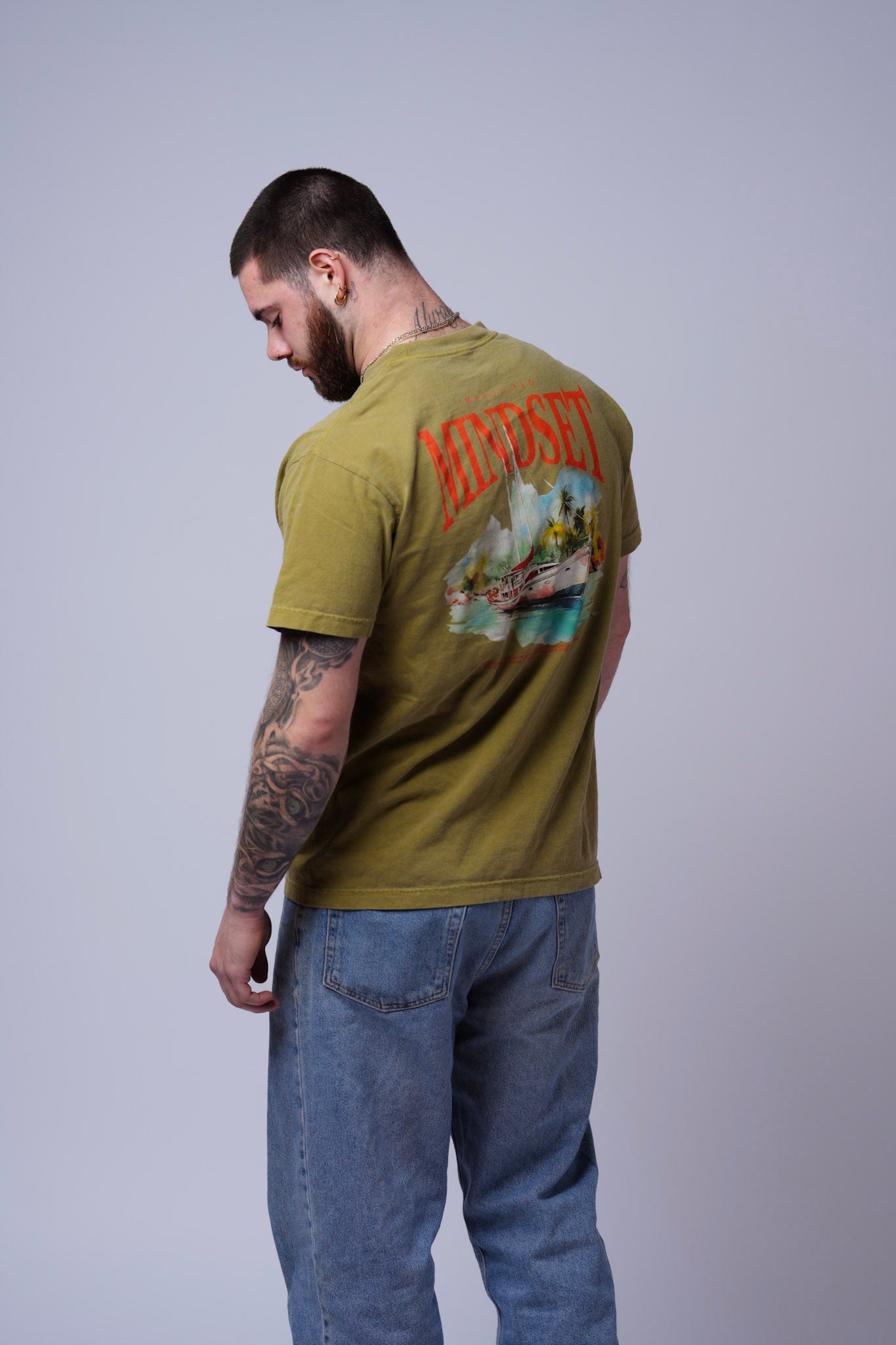 Green spring short sleeve