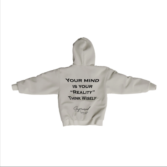 cream mindset hoodie
